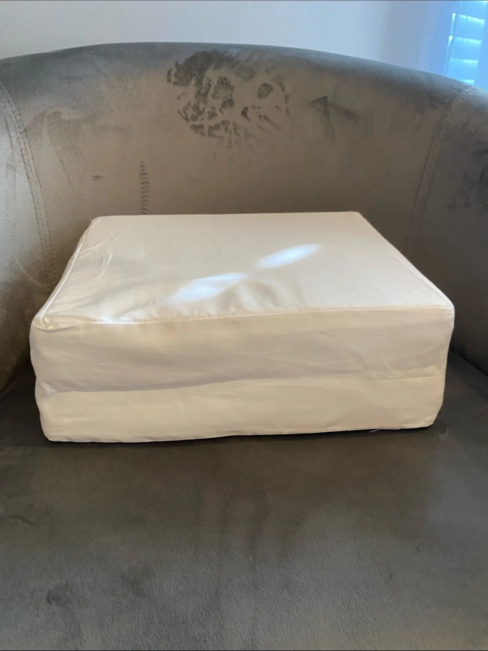 Ralph Lauren White Eloise Embroidered Organic Cotton Duvet